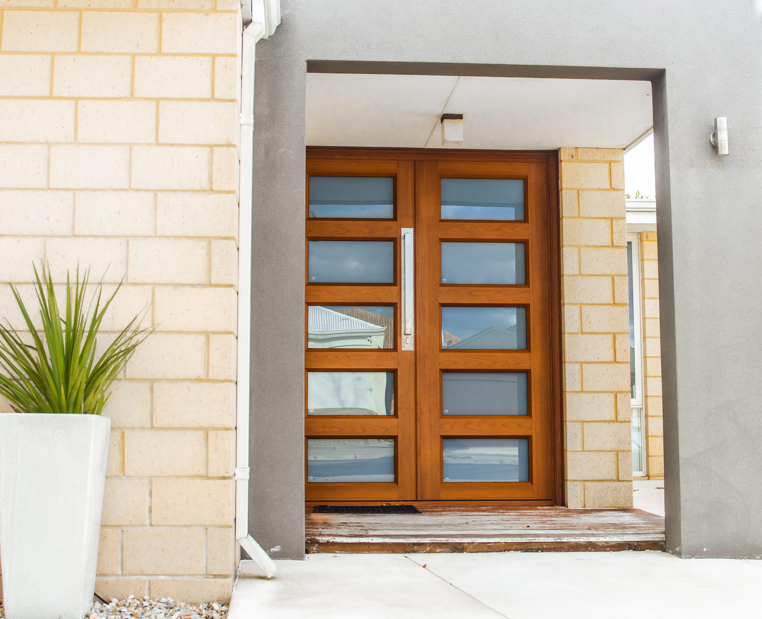 Front glass doors in Perth