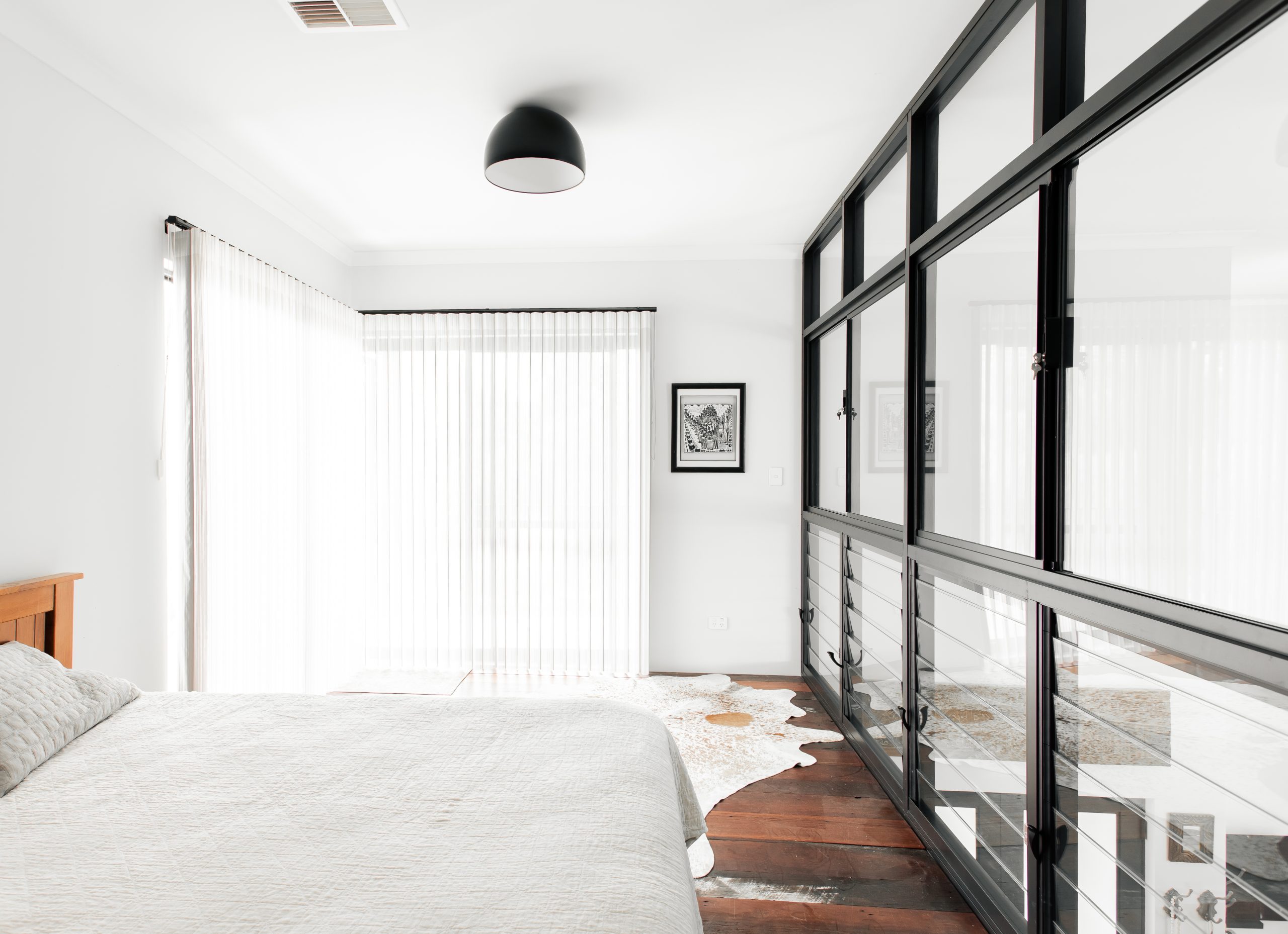 Frosted doorway all Encompassed in an Aluminum Framing