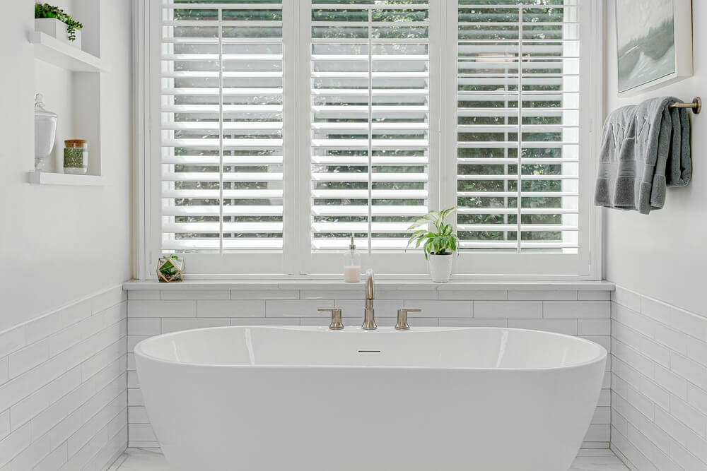 Bathroom windows with privacy