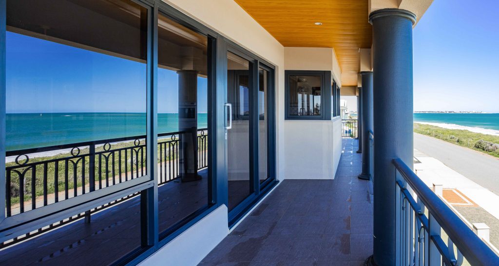 Balcony sliding door for residential project in Perth