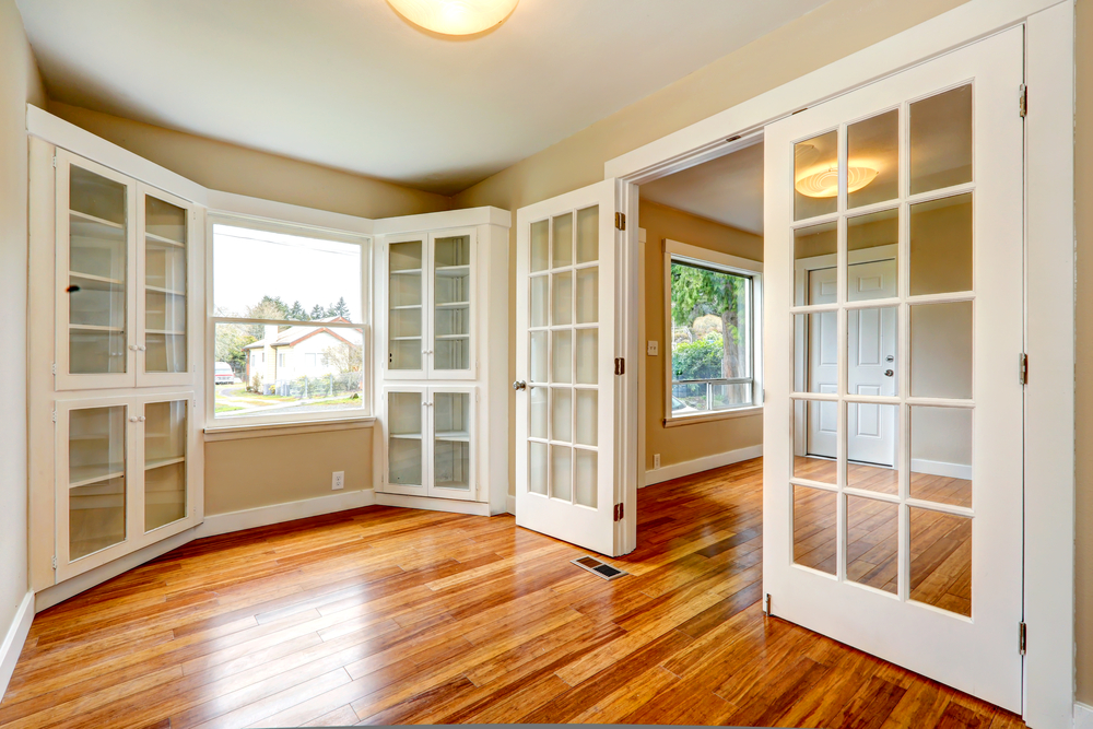glass french doors